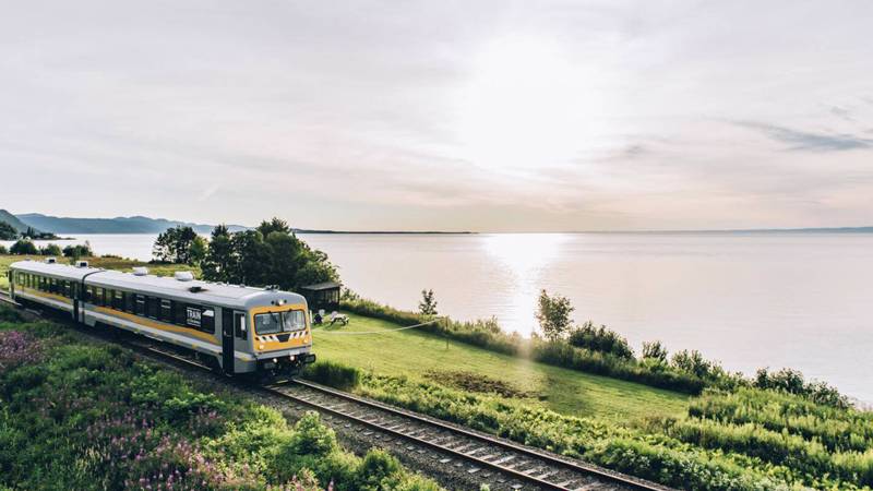 Train avec le paysage