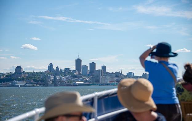 View from Louis Jolliet on Quebec City