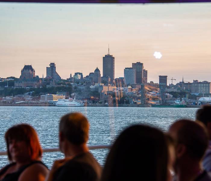 Vue panoramique sur la ville de Québec