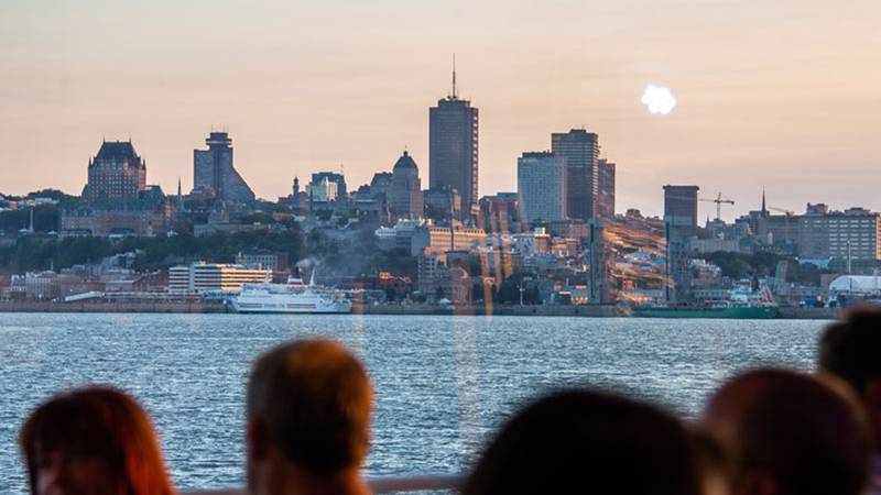Vue panoramique sur la ville de Québec